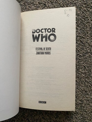 Doctor Who Past Doctor Adventures Variation Listing BBC Books Vintage Books 100+ - Picture 109 of 451