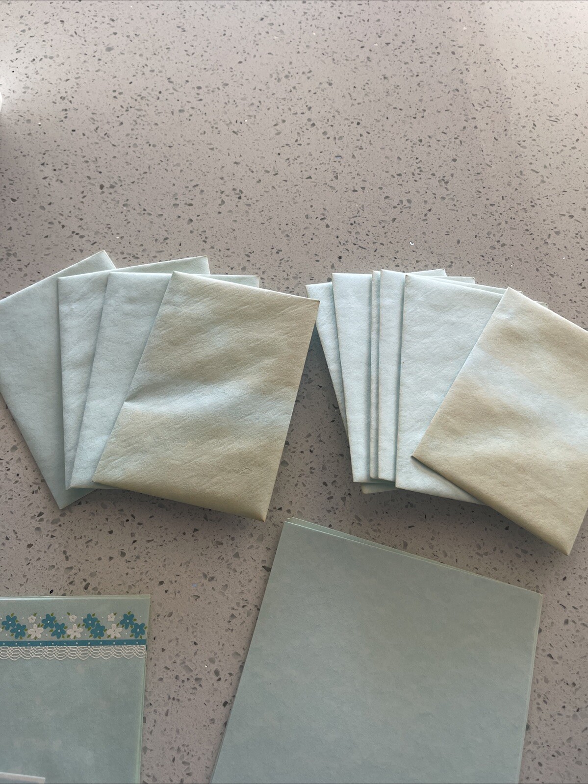 Vintage Eaton's Stationery Floral Design Letter Set