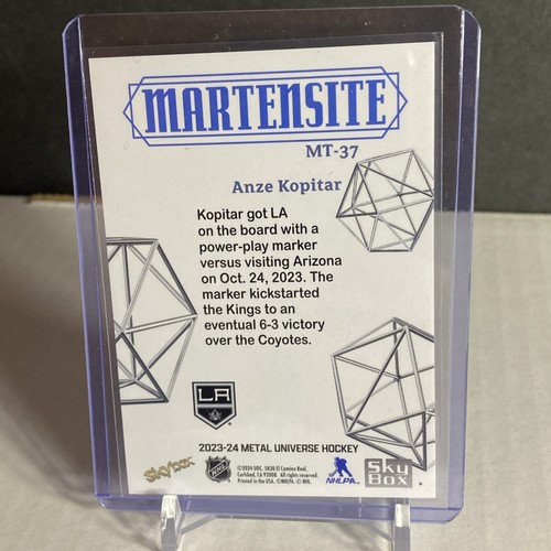 2023-24 Metal Universe Anze Kopitar Martensite MT-37 - Picture 2 of 2