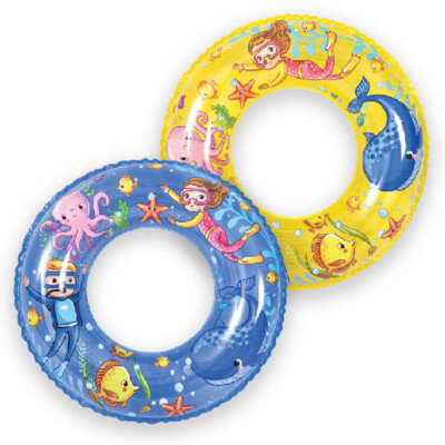 Premium aufblasbar Jungen Mädchen Kinder Schwimmring Pool Schwimmhilfe 6-12 Jahre 24 Zoll