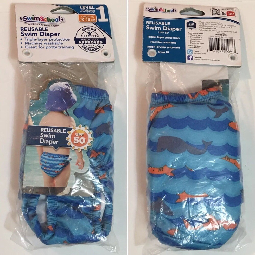 Swim schools reusable swim diaper 6mo 10-18 lbs | eBay