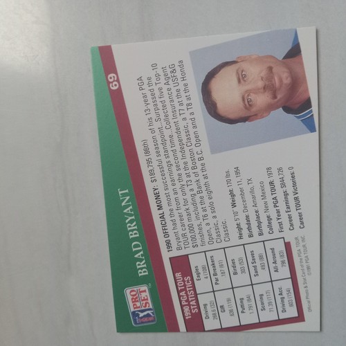 1991 PGA Tour Pro Set Brad Bryant #69 ⛳ - Picture 9 of 13