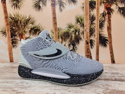 Nike KD14 TB Wolf Smoke Grey Basketball Shoes DA7850-002