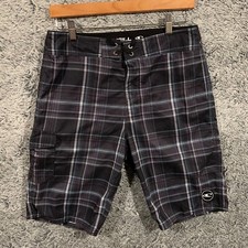 O  Neill Board Swim Shorts Dark Plaid Mens 30