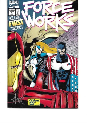 FORCE WORKS #1 (July 1994)  SIGNED 'POP-UP' WRAP COVER