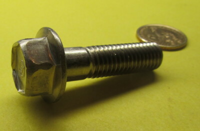 Flanged Cap Screw Bolt, Stainless Steel, PT, 1/2''-13 x 2.00'' Length