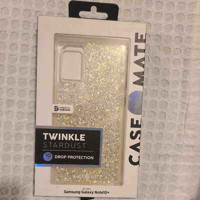 (1) NEW Case-Mate Twinkle Stardust Phone Case for Samsung Galaxy Note10+ (ob)