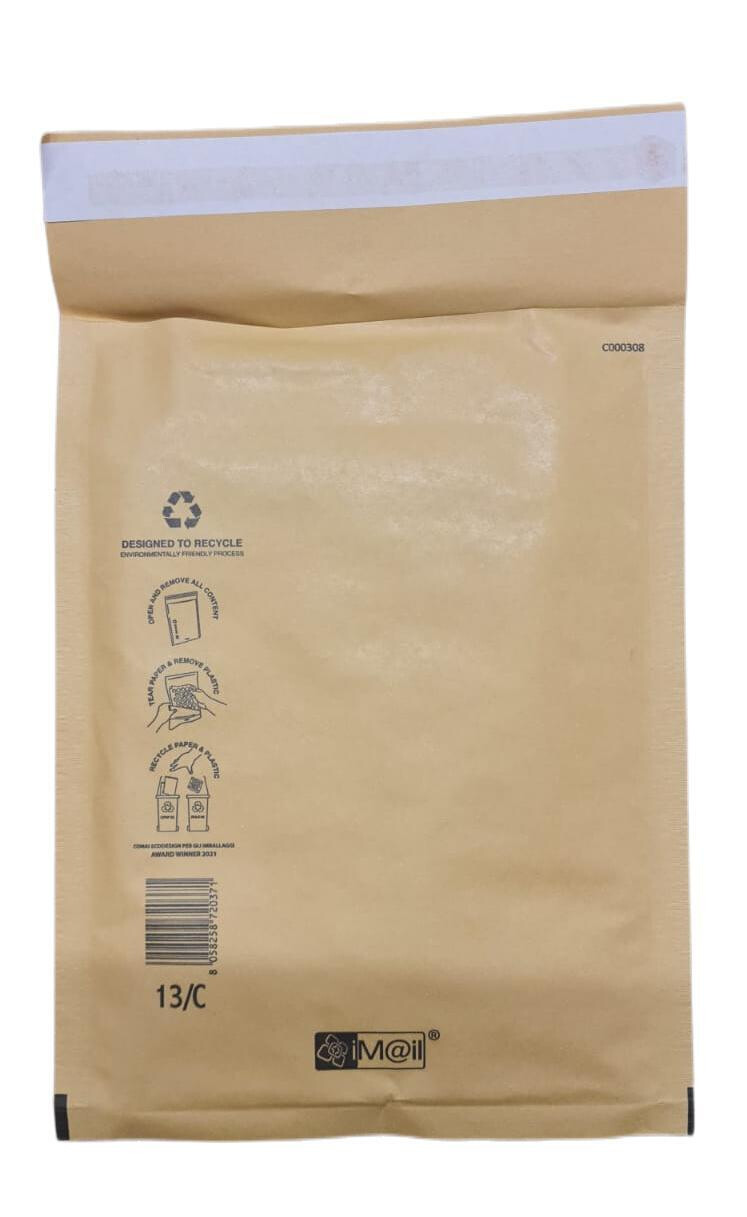 100 Pezzi Busta Imbottita Per Spedizione 13/C Interno 15X21CM