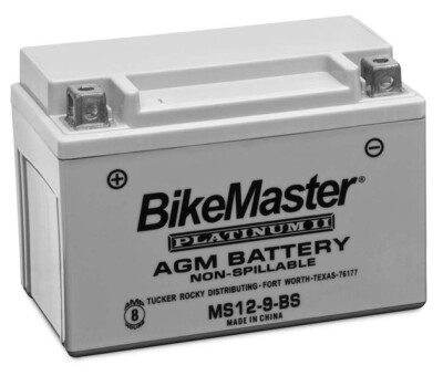 BikeMaster AGM Platinum II Battery #MS12-9-BS