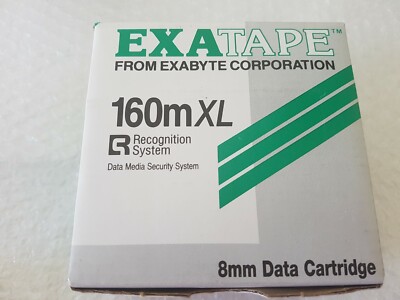 5er Box - 307265 - Exabyte- EXATAPE - 160mXL - 8mm Data Cartridge - Box of 5 neu