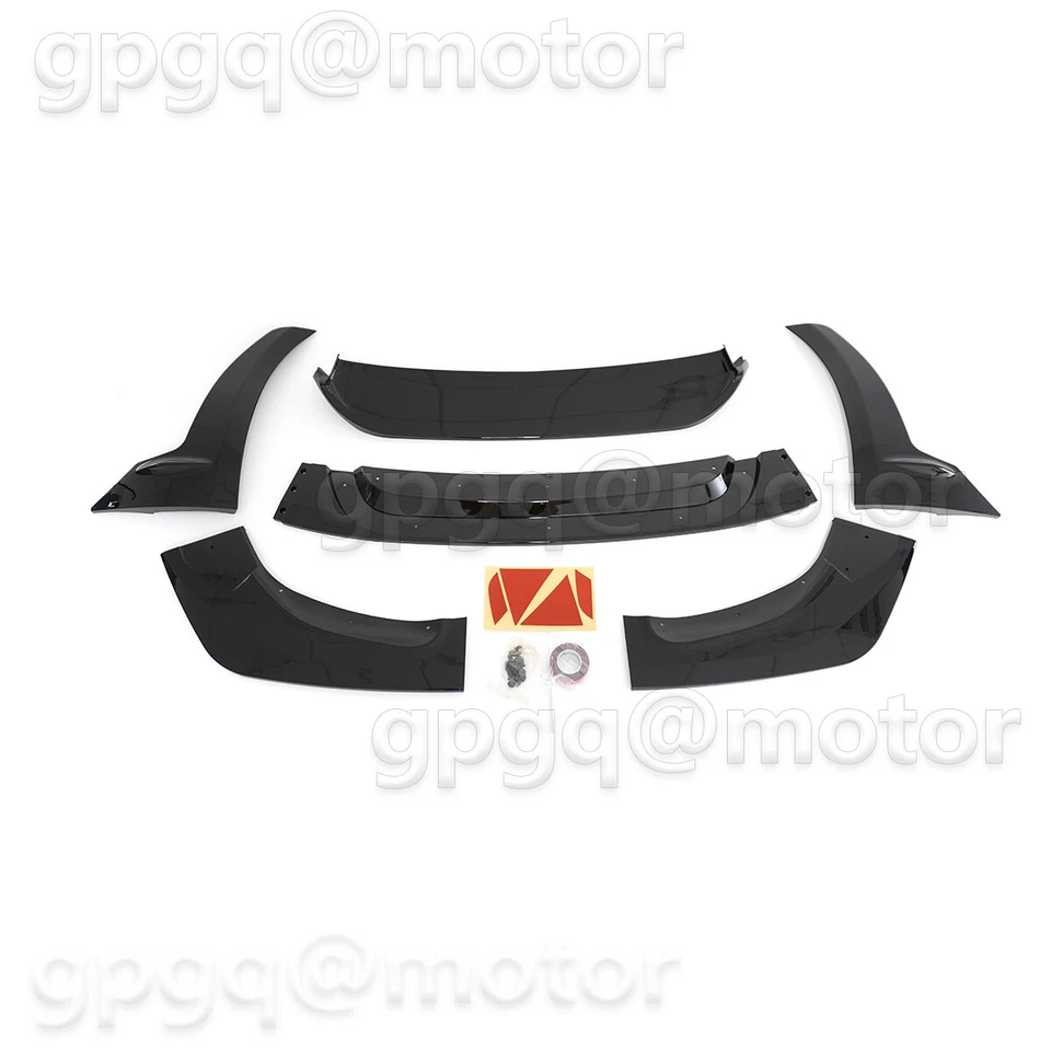 For BMW F80 M3 F82 F83 M4 15-20 LPT Style Glossy Black Front Bumper Lip Splitter - Image 4 of 4