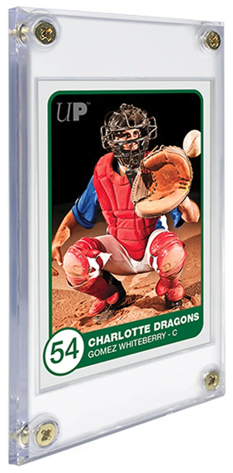 25 Ultra Pro 1/4" 4 tornillos empotrados porta tarjetas coleccionables estándar 3x5 Foto 2 de 2