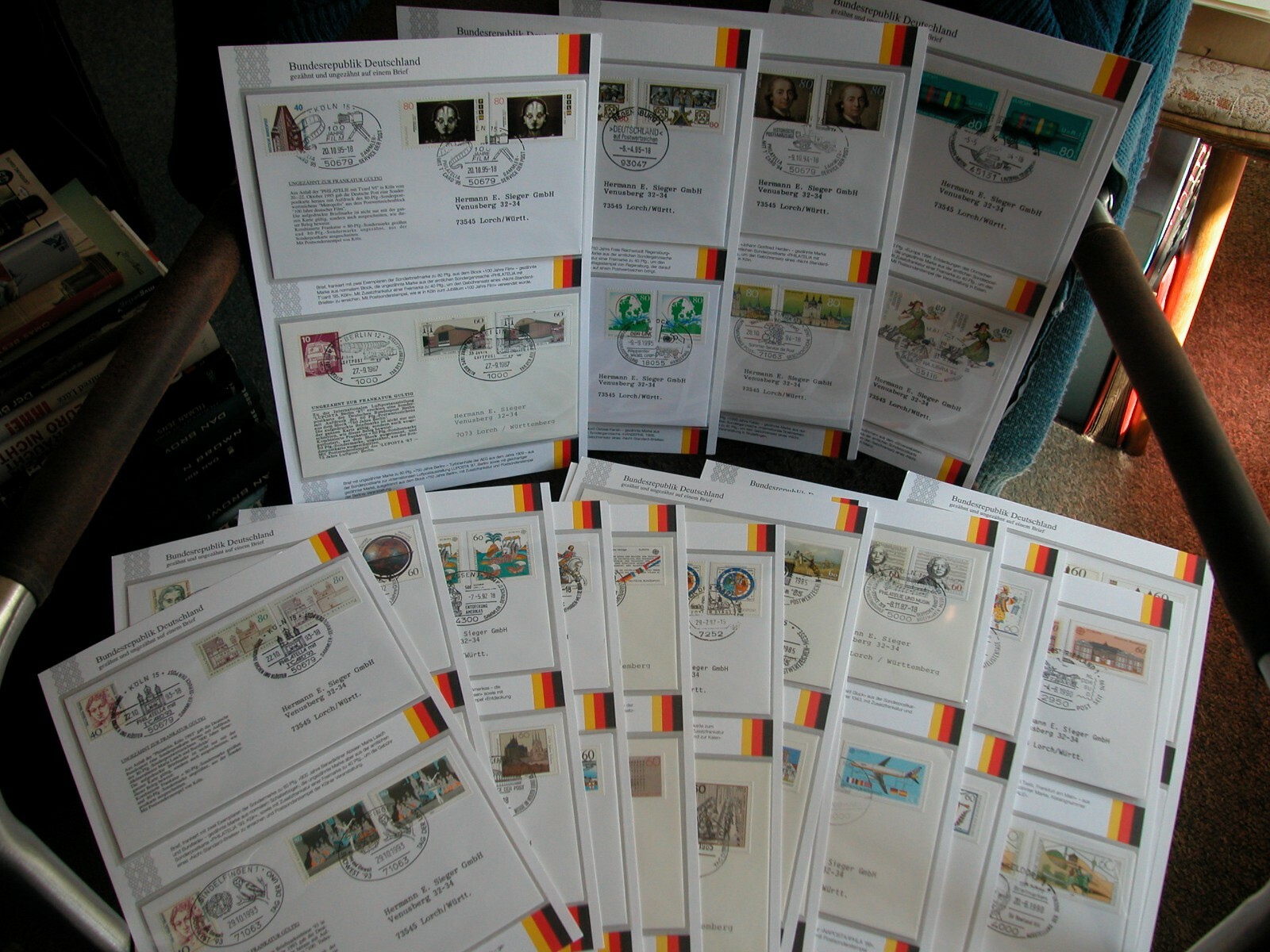 Excl. Edición ALIANZA 32 cartas!! Sst sellos dentados A + corte B RARO