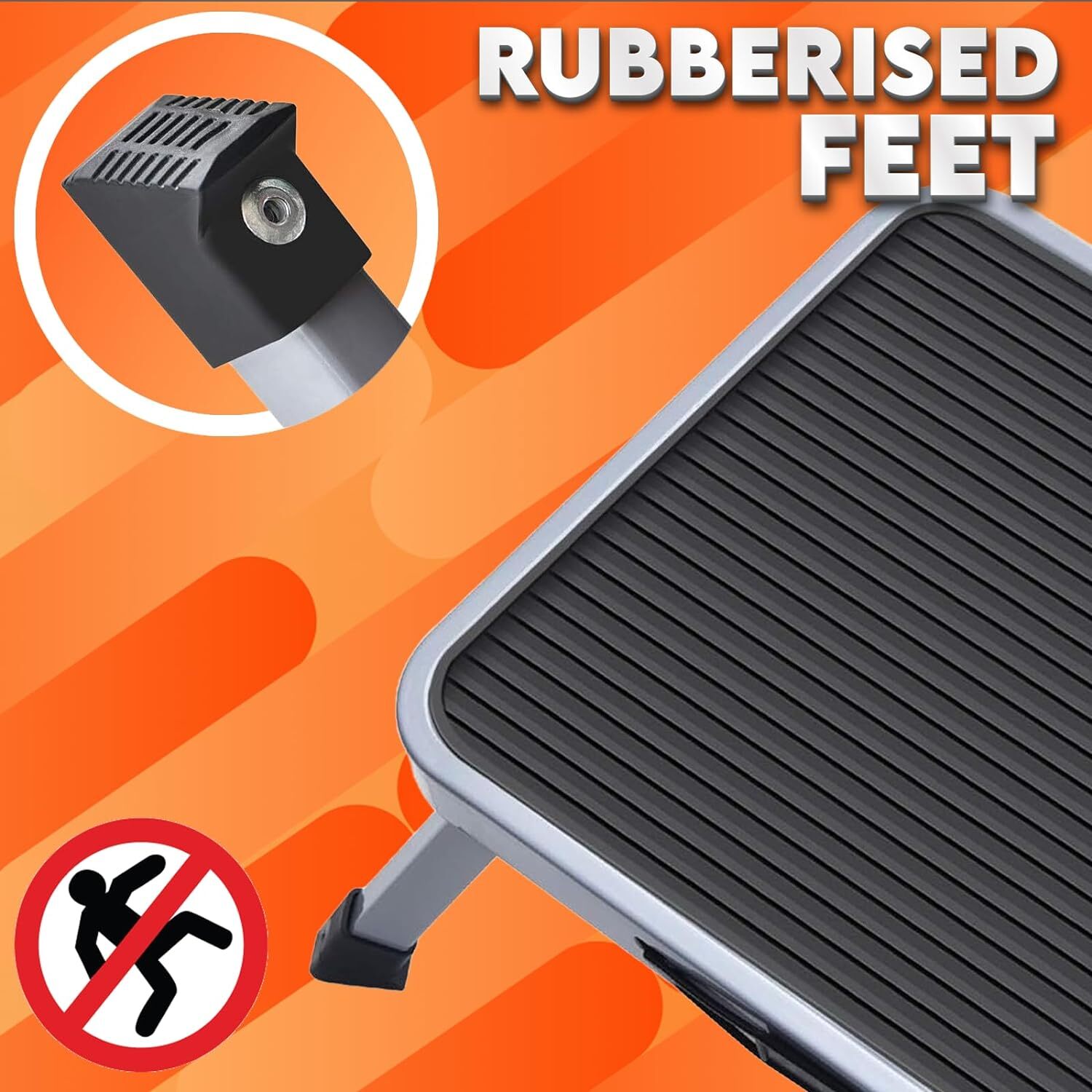 Folding Caravan Step Portable & Compact with Carry Handle & Non Slip