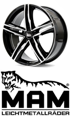 MAM A1 8x19 5/112,0 ET30 Black Front Polish