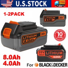 20V 8.0Ah Lithium ion Battery For Black  Decker 20 Volt MAX LBXR20 LB2X4020 US