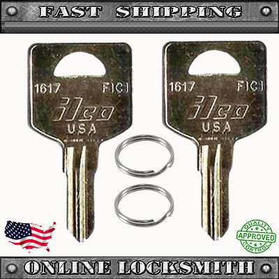 2x RV Keys - FIC FIC1 / 1617 / FCS-1D - Recreational Vehicle | eBay