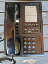 NEW - Vodavi Starplus II 2605-00 Standard Two-Line Phone (Black) w/owners manual