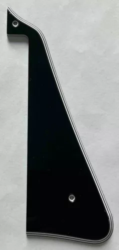 Guitar Pickguard For Gibson Les Paul LP 1978 3-Pickups Project 5 Ply Black