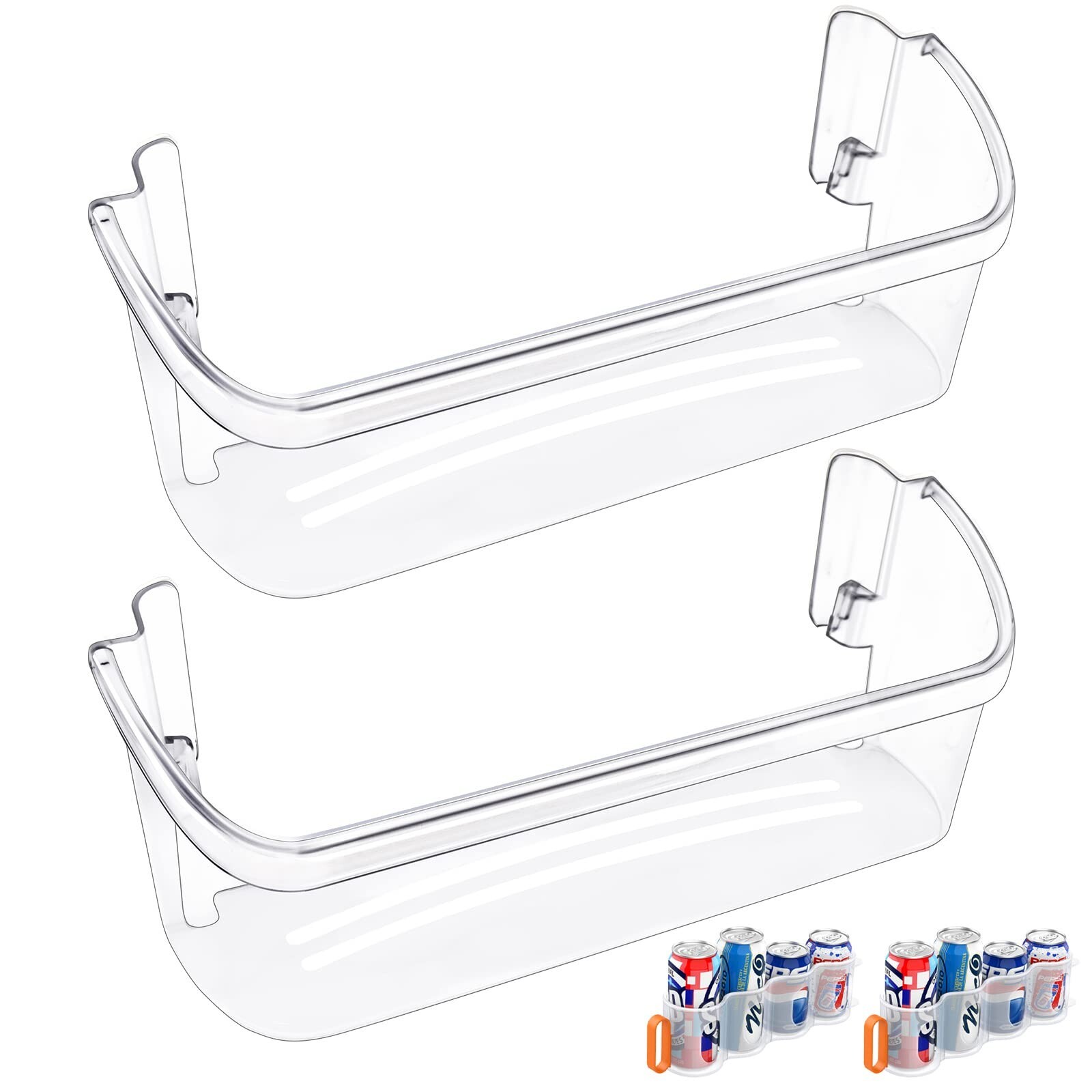 [2 PACK] UPGRADED 242126602 Refrigerator Door Bin Shelf Replacement For Frigi...