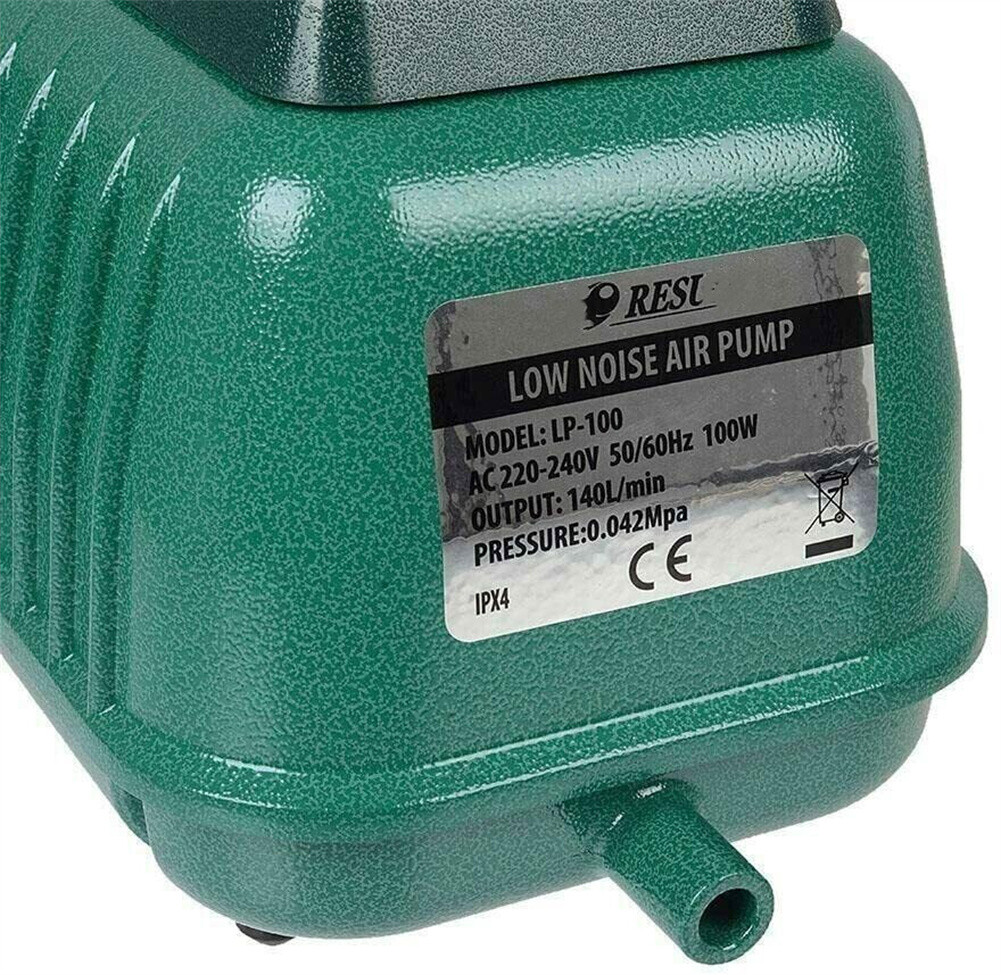 Resun LP100 Septic Tank Air Pump 140L/min Pond & Aquarium 8400l/Hr AU