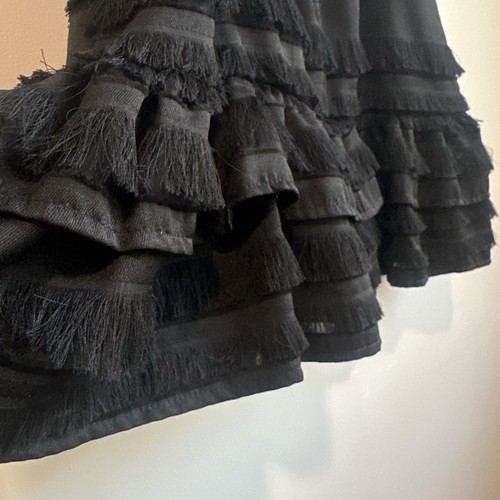 Prinzessin Polly schwarz "Molina" Fransen Bodycon Minikleid Größe 6 gebraucht, in einwandfreiem Zustand - Bild 7 von 11