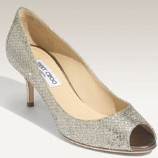 Jimmy Choo Isabel Peep Toe Pumps Size 39