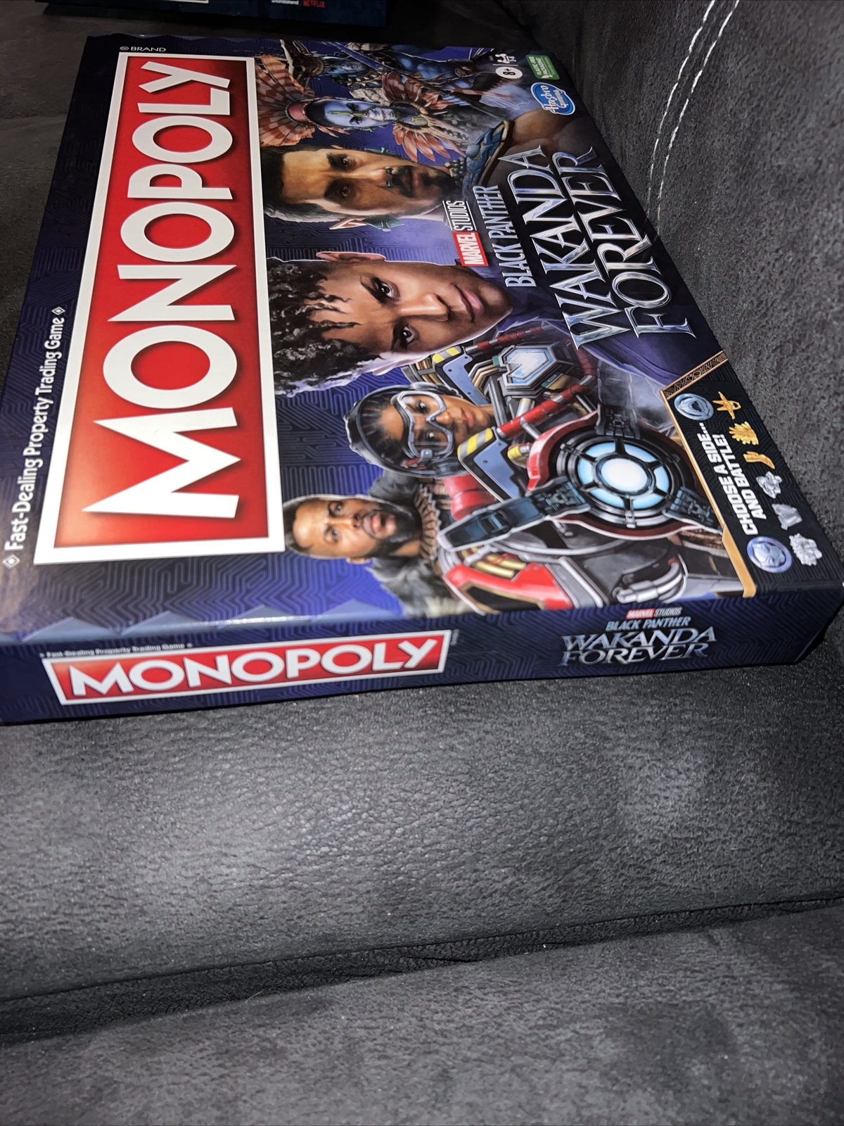 Lot 2x Monopoly Board Games-Marvel Studios Black Panther Wakanda-Bridgerton ￼￼ thumbnail 5