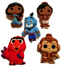 Aladdin Shoe Charms 5 PC Set NEW For Shoes, Bracelets, Crafts,  More 