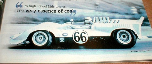 Road and Track Nov 2001 Mag 1966 Jim Hall Chaparral 2 E & 1957 Nurburgring Race - Picture 8 of 14