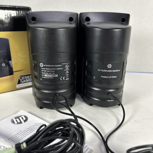 ***Open Box*** HP Multimedia Speakers (Model# GL313AA) - Afbeelding 4 van 5