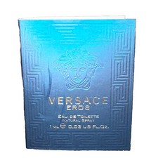 1 Sample Vial VERSACE EROS Cologne for Men 0.03 oz 1 ml EDT Spray