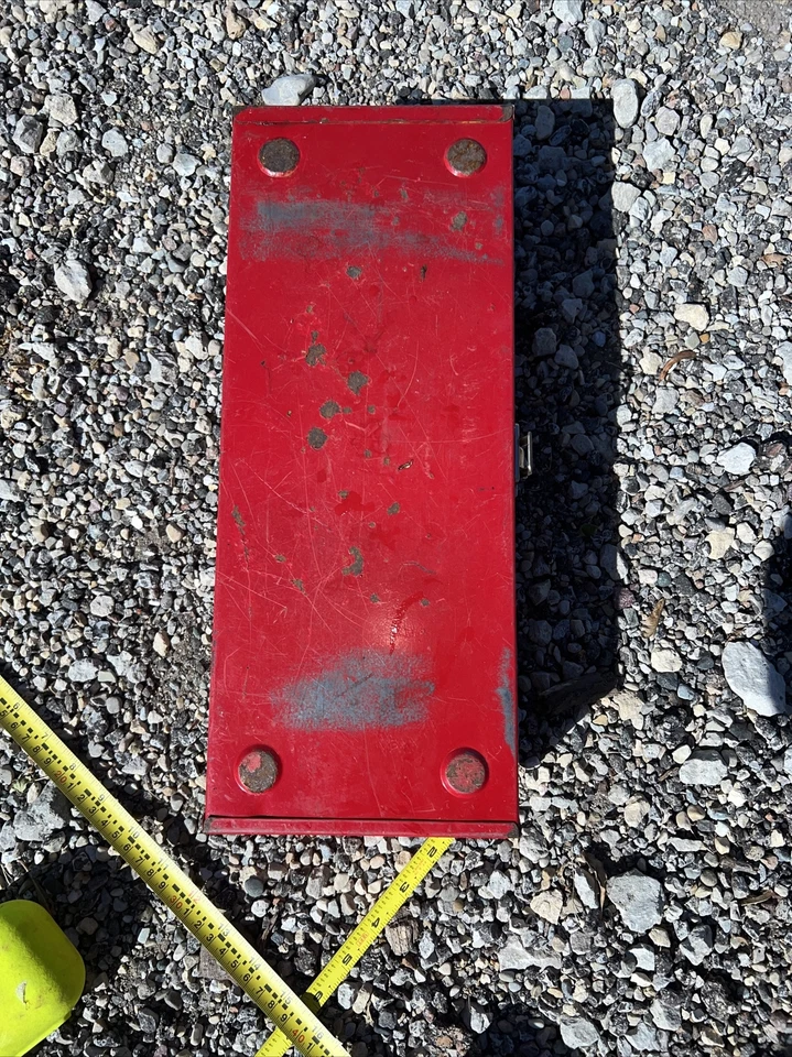 Tool Box storage Travel Vintage Metal Small Heavy Duty Stack On Case - Image 4 of 4