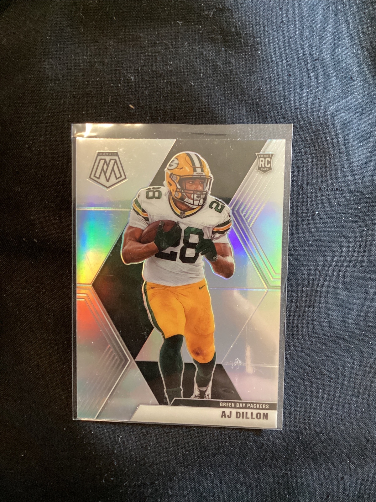 2020 Mosaic Aj Dillon Silver Prizm Rookie Card #226 Packers.      JT7