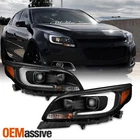 Fit 2013-2015 Chevy Malibu 16 Limited LED Strip DRL Projector Headlights 13-15