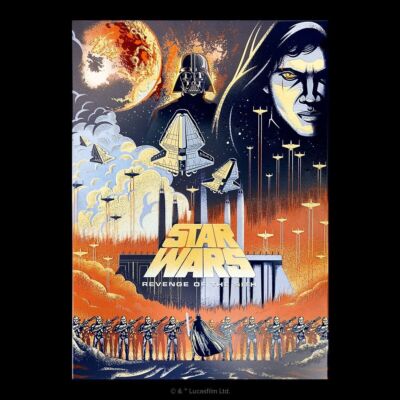 Displate Limited Edition Star Wars Revenge of the Sith IN HAND FREE SHIPPING