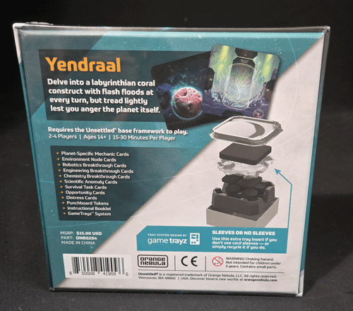 Unsettled: Yendraal Board Game Expansion Orange Nebula New Sealed - Picture 2 of 2