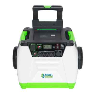 Nature s Generator   1800W Solar & Wind Powered Portable Generator