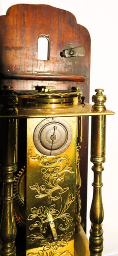 Museale super seltene orig. Shaku Tokei Dokei japanische Säulenuhr ca. 1780 43cm - Bild 8 von 16
