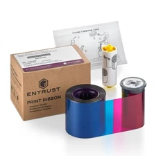 Entrust 525100-016 Full-Color Ribbon Kit YMCKL-KT - 300 prints - Sigma DS2