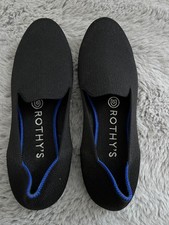 Rothy's Loafer Black Size 6 Runs Small PreOwned