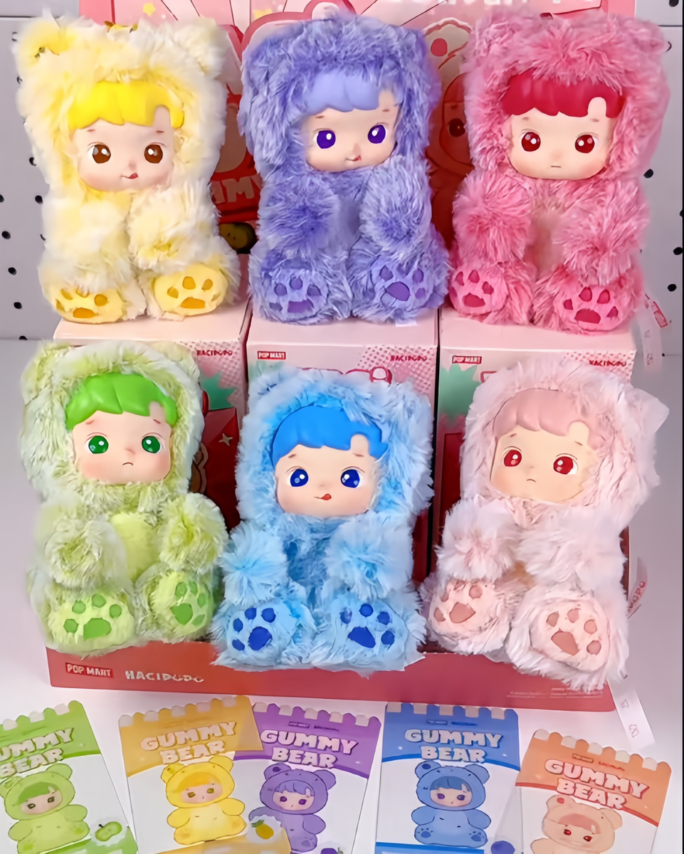 100% Authentic Hacipupu Gummy Bear Series-vinyl Plush Pendant