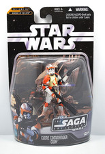 Star Wars The Saga Collection Clone Commander Cody New on Retail Blister Card