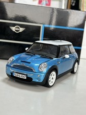 MINI x Kyosho Mini Cooper S Light Blue Metallic Collector s Model Left Hand Driv