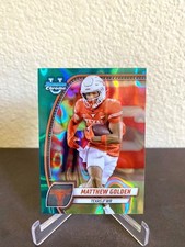 2024 Bowman University Chrome Matthew Golden #129 Teal Lava Refractor RC ! 🔥