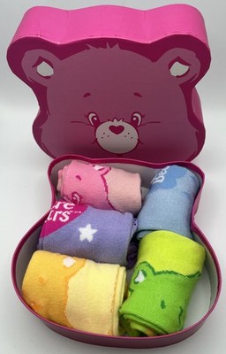 Get Trend Care Bears 5-Pack Socks Women US 5-10 with Care Bear box NEW unused