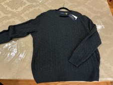 Polo Cable-Knit Wool-Cashmere Sweater