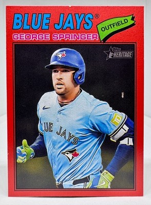 2026 Topps Heritage Red Border #1-400 Pick A Card Complete A Set Color Match