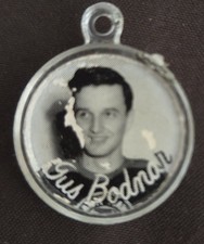 1953-4 Doubleheader Gumball Vending Charm Hockey  Gus Bodnar Don Raleigh