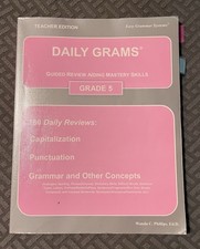 Daily Grams Grade 5 Teacher Edition Workbook